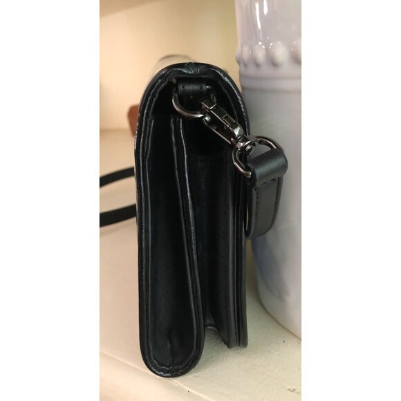 TORY BURCH Handbag Britten Printed Patent Combo Crossbody - Picture 8 of 15